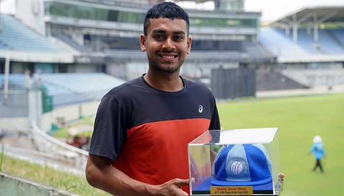 মিরাজের হাতে আইসিসির ক্যাপ