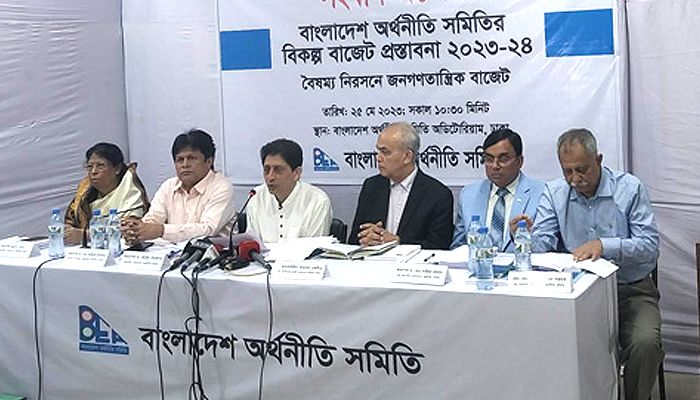 ২০ লাখ ৯৪ হাজার কোটি টাকার বিকল্প বাজেট দিল অর্থনীতি সমিতি