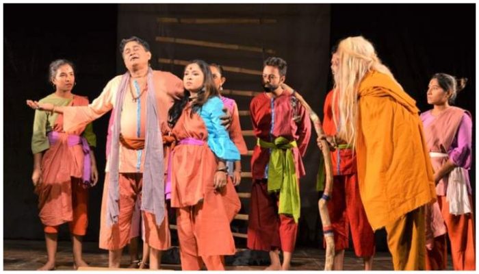শিল্পকলায় আজ ‘নীলাখ্যান’