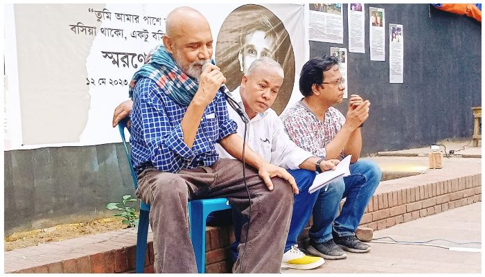 শিল্পী মাহমুদ জোয়ারদার পল্টুর প্রথম মৃত্যুবা‌র্ষিকীর স্মরণসভা
