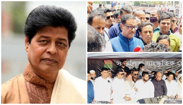 এফডিসিতে নেওয়ার আগে নায়ক ফারুককে শেষ শ্রদ্ধাঞ্জলি