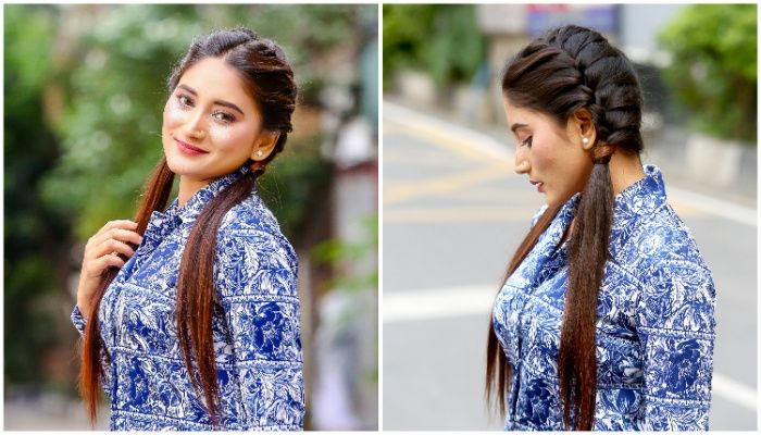 চুলের যত্ন বেণির বাঁধনে