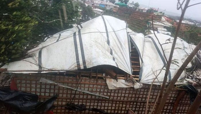 ঘূর্ণিঝড় মোখা : রোহিঙ্গা ক্যাম্পে ক্ষতিগ্রস্ত ২৮২৬ ঘর