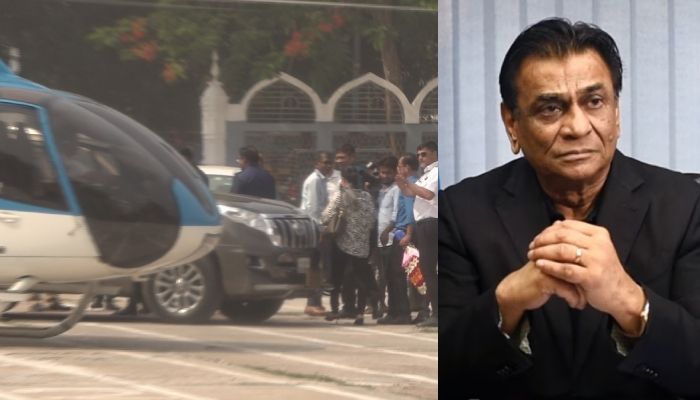 ফাইনাল দেখতে হেলিকপ্টারে উড়ে কুমিল্লায় সালাউদ্দিন