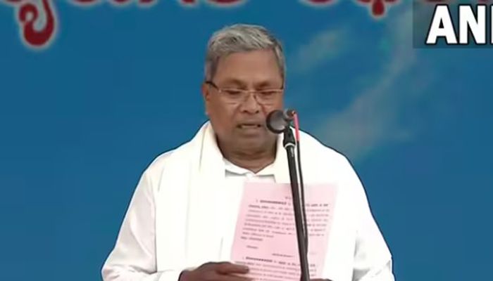 শপথ নিলেন সিদ্দারামাইয়া