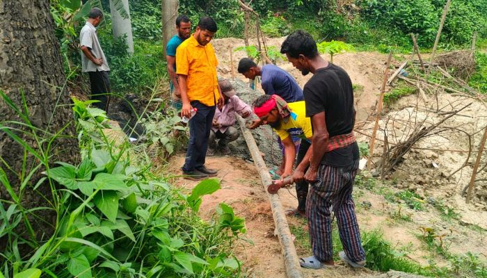 সোনারগাঁয়ে অবৈধ গ্যাস সংযোগ বিচ্ছিন্ন
