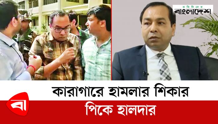কারাগারে হামলার শিকার পিকে হালদার