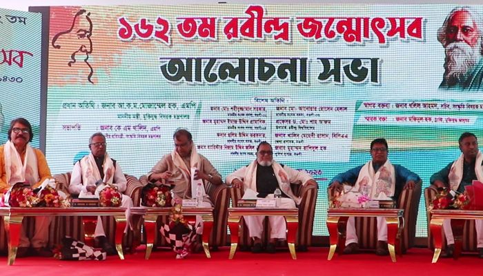 সাম্প্রদায়িক শক্তি মোকাবিলায় রবীন্দ্রনাথ আজ আরও বেশি প্রাসঙ্গিক : মুক্তিযুদ্ধবিষয়ক মন্ত্রী
