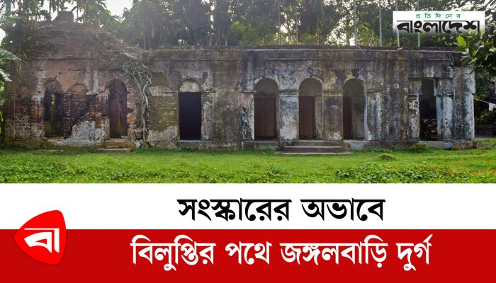 সংস্কারের অভাবে বিলুপ্তির পথে জঙ্গলবাড়ি দুর্গ 