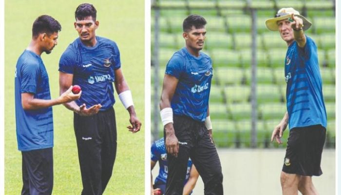অনুশীলনে পেসারদের আধিপত্য