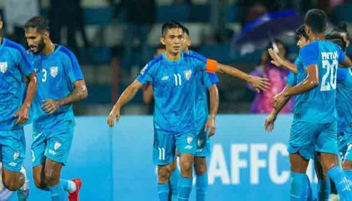 পাকিস্তানের জালে ভারতের গোল উৎসব