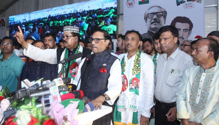 নির্বাচনে এসে নিজেদের শক্তি যাচাই করে দেখুন, বিএনপিকে ওবায়দুল কাদের