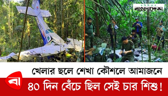 খেলার ছলে শেখা কৌশলে আমাজনে ৪০ দিন বেঁচে ছিল সেই চার শিশু!