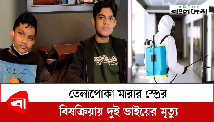 তেলাপোকা মারার স্প্রের বিষক্রিয়ায় দুই ভাইয়ের মৃত্যু