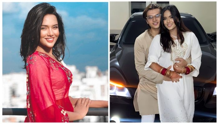 প্রেমিকের সঙ্গে প্রকাশ্যে মাহি