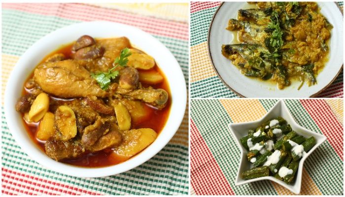 অল্প মসলায় সুস্বাদু খাবার