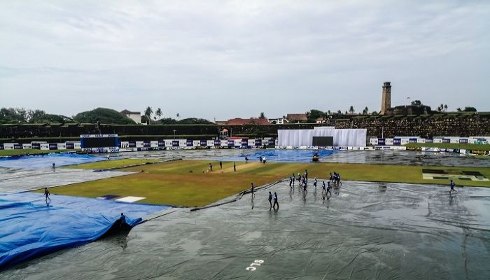 খেলা হলো মোটে ১০ ওভার, বাকি দিন বৃষ্টির পেটে