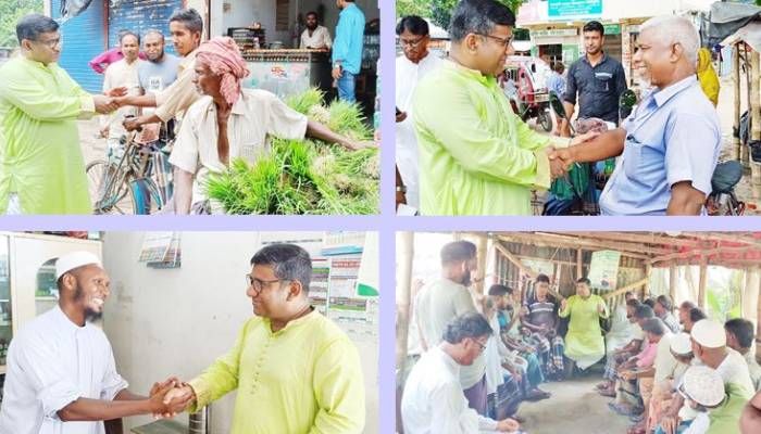 ফরিদপুরে দিনভর গণসংযোগে আরিফুর রহমান দোলন
