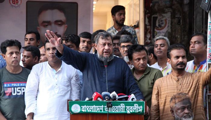 তারুণ্যের সমাবেশের নামে বিএনপি দেশে সন্ত্রাসী কার্যক্রম চালাচ্ছে : নিখিল