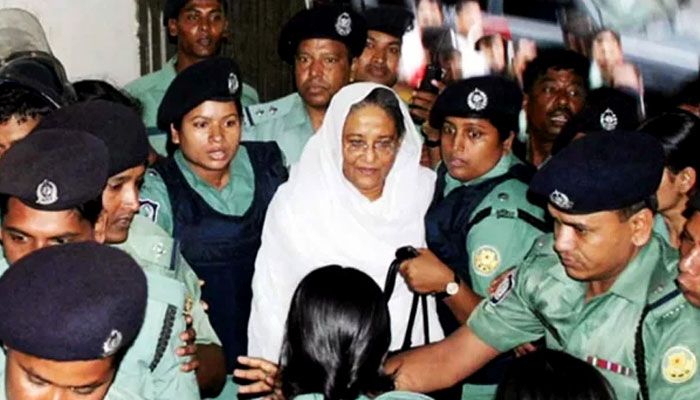 আজ শেখ হাসিনার কারাবন্দি দিবস