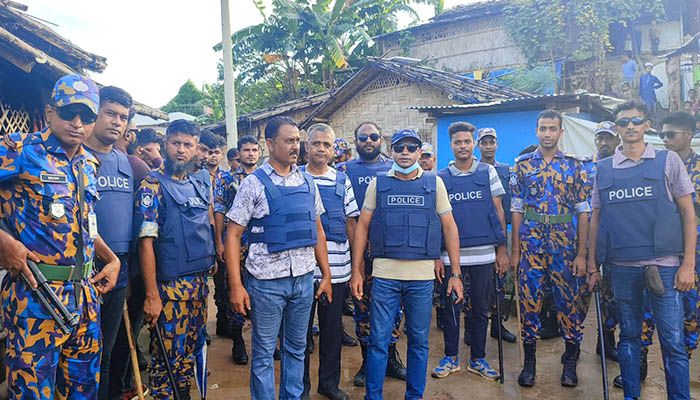 রোহিঙ্গা ক্যাম্পে দুদিনে ৭ খুনের ঘটনায় আইনশৃঙ্খলা বাহিনীর তৎপরতা। প্রবা ফটো