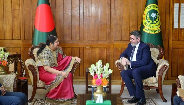 স্পিকারের সঙ্গে কসোভো রাষ্ট্রদূতের বিদায়ী সাক্ষাৎ