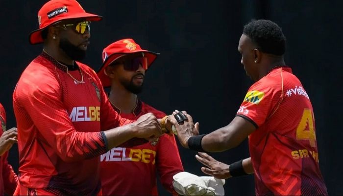 সিপিএলে প্রথম লাল কার্ডের শিকার ত্রিনবাগো