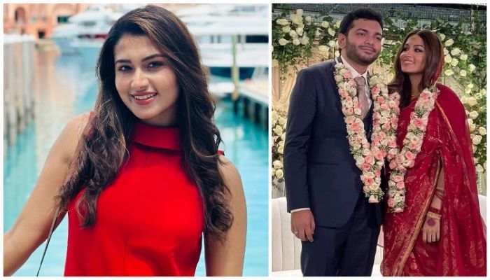 স্বামীকে নিয়ে হানিমুনে মালদ্বীপে তাসনিয়া ফারিণ 