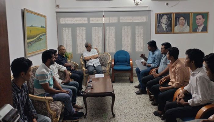 মির্জা ফখরুলের সঙ্গে খ্রিস্টান ছাত্র-যুব ঐক্য পরিষদের সাক্ষাৎ