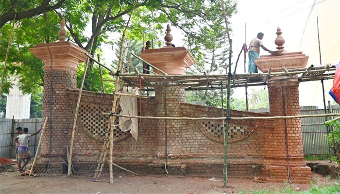 মীর জুমলা ফটকের সংস্কার শুরু