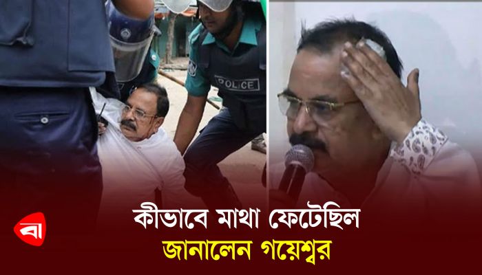 কীভাবে মাথা ফেটেছিল, জানালেন গয়েশ্বর 