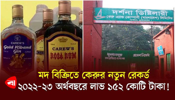 মদ বিক্রিতে কেরুর নতুন রেকর্ড; ২০২২-২৩ অর্থবছরে লাভ ১৫২ কোটি টাকা!