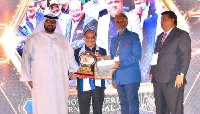 দুবাইয়ে মাদার তেরেসা অ্যাওয়ার্ড পেলেন সোলায়মান আলম শেঠ