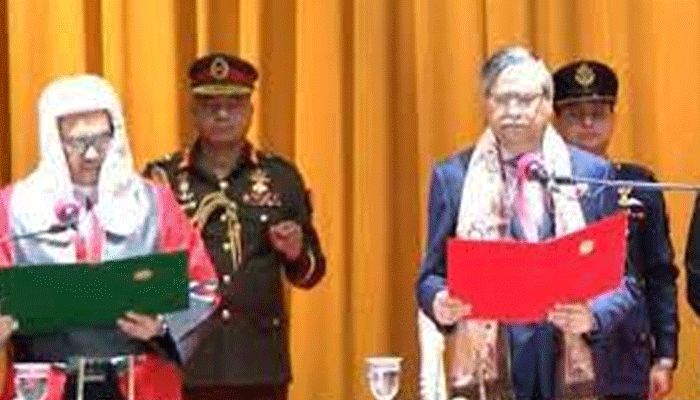 ওবায়দুল হাসানকে দেশের ২৪তম প্রধান বিচারপতি হিসেবে শপথবাক্য পাঠ করান রাষ্ট্রপতি