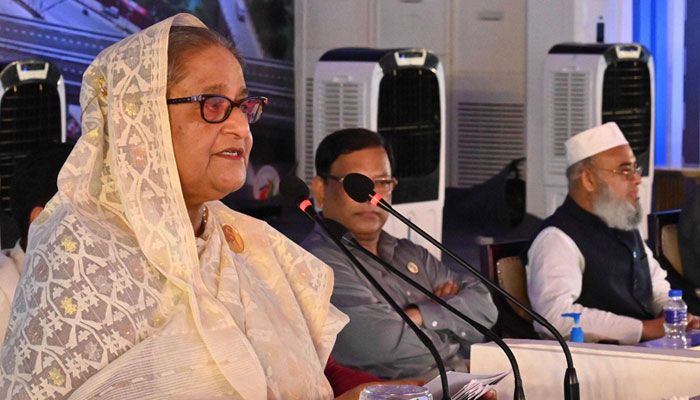 এই মাটি আমাদের, ভয় দেখিয়ে লাভ নেই : প্রধানমন্ত্রী