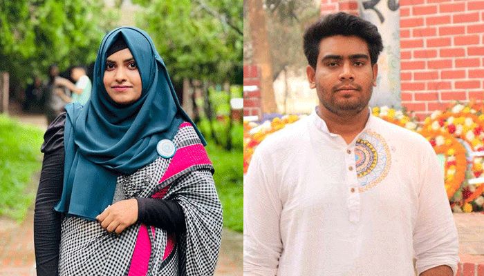 সভাপিত আফসানা আক্তার এবং সাধারণ সম্পাদক মো. সাহিদ হাসান। প্রবা ফটো