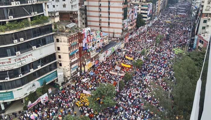 পল্টনে যুবদলের সমাবেশ শুরু