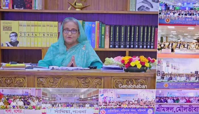 সাঁথিয়ায় কমিউনিটি আই সেন্টার স্থাপনের উদ্বোধন করলেন প্রধানমন্ত্রী