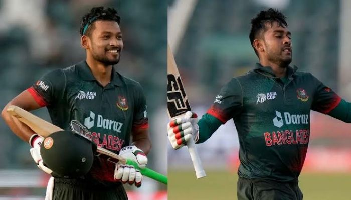 হার্শার বাজিতে শান্ত-মিরাজ