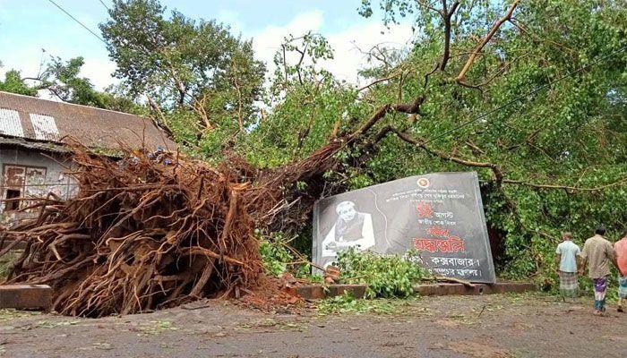 ঘূর্ণিঝড় হামুনের তাণ্ডবে কক্সবাজারে অচলাবস্থা 