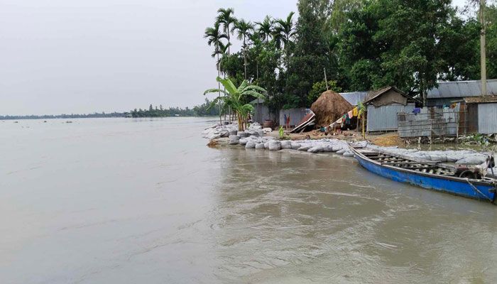 উত্তরাঞ্চলের নদনদীতে পানি বাড়ছেই