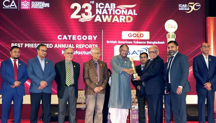 আইসিএবি জাতীয় পুরস্কার পেল বিএটি বাংলাদেশ