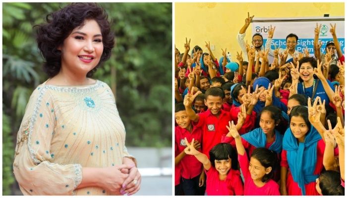 অসহায় মানুষের জন্য মেহরীনের উদ্যোগ   