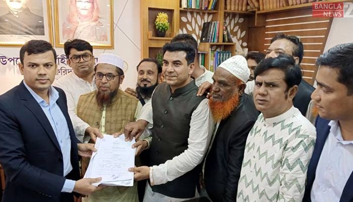 মনোনয়নপত্র জমা দিলেন জামাল হোসেন মিয়া
