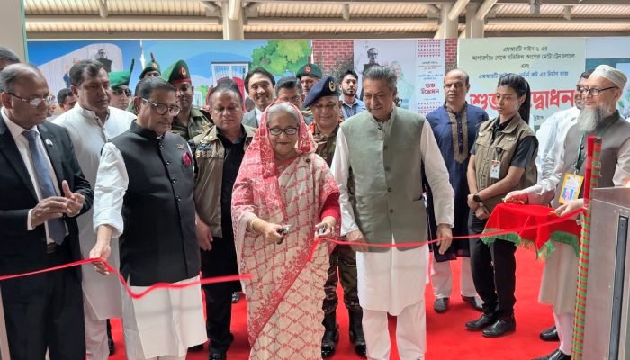হেমায়েতপুর-গুলশান মেট্রোরেল লাইন নির্মাণকাজ উদ্বোধন করলেন প্রধানমন্ত্রী