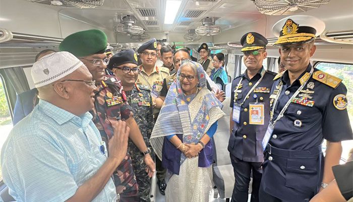 দোহাজারী-কক্সবাজার রেলপথ উদ্বোধন করলেন প্রধানমন্ত্রী