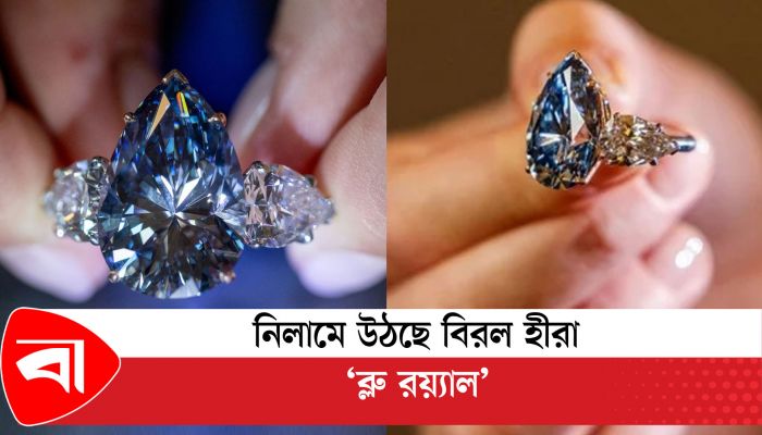 নিলামে উঠছে বিরল হীরা ‘ব্লু রয়্যাল’ 