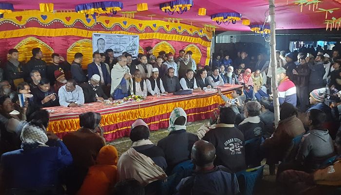 যশোর-৪ : বাঘারপাড়ায় নৌকার প্রার্থী বাবুলের নির্বাচনী সভায় জনস্রোত