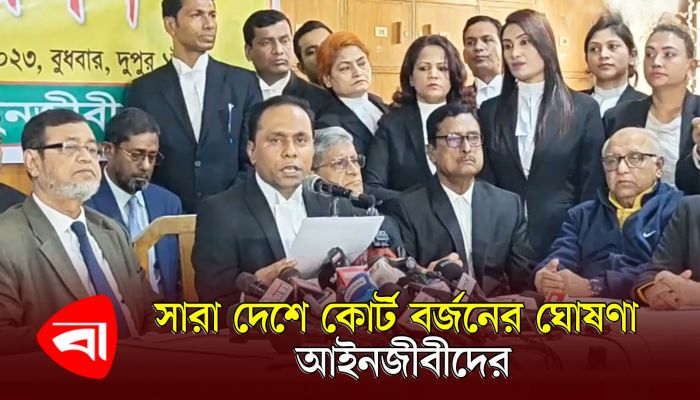 সারা দেশে কোর্ট বর্জনের ঘোষণা বিএনপিপন্থি আইনজীবীদের