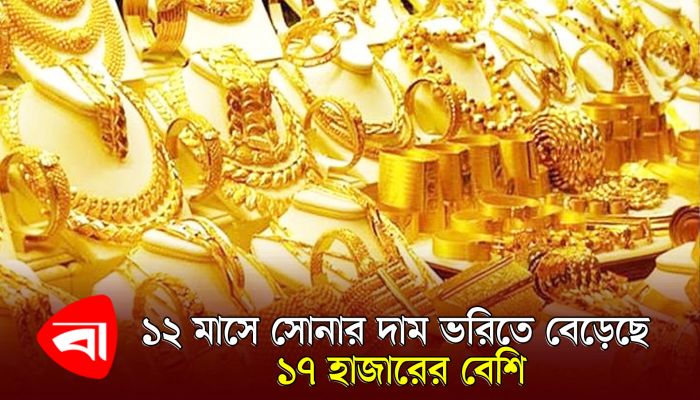 বছরে সোনার দাম বেড়েছে ১৮ বার